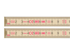 Stanley 0-35-455 Wooden Folding Rule 2m