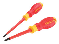Stanley STHT60030-0 FatMax VDE Insulated Screwdriver Set, 2 Piece