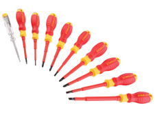 Stanley STHT60032-0 FatMax VDE Insulated Screwdriver Set, 10 Piece