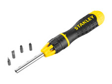 Stanley 0-68-010 Multibit Ratchet Screwdriver &10 Bits