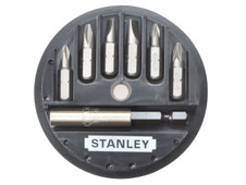 Stanley 1-68-737 Slotted/Phillips/Pozidriv Insert Bit Set, 7 Piece
