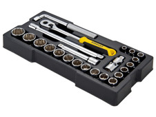 Stanley STMT1-74726 1/2in Drive 12 Point Metric Socket Module 23 Piece