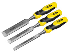 Stanley STHT5-16359 DYNAGRIP Bevel Edge Chisel with Strike Cap Set, 3 Piece