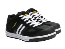 Stanley STA20051-110 Cody Safety Trainers Black/White Stripe UK 7 EUR 41
