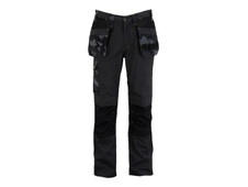 Stanley STW40057-204 Dixon Slim Fit Trousers Black Camouflage Waist 34in Leg R