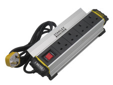 Stanley SXECFH2IHFE 4-Gang IP20 Powerboard with Clamp 3m