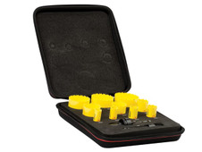 Starrett BF7009 KDC10021 Deep Cut Bi-Metal Deluxe Electrician's Holesaw Kit, 12 Piece