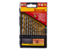 Starrett KSDHSP13 HSS Split Point Drill Bit Set, 13 Piece