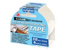 Sylglas SYL100001571 Weather-Proofing Tape Clear 50mm x 6m 8620007