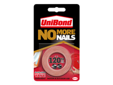UniBond 2675760 No More Nails Extra Double Sided Tape 19mm x 1.5m