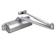 Union J-CE3F-SIL CE3F Fixed Size 3 Rack & Pinion Door Closer Silver