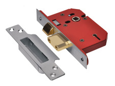 Union Y2205S-SS-3.0 StrongBOLT 2205S 5 Lever Mortice Sashlock Stainless Steel 81mm 3in Visi