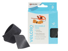 Velcro 60254 Reusable Ties 30mm x 5m Black