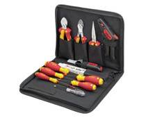 Wiha 36389 Electrician Tool Set, 13 Piece