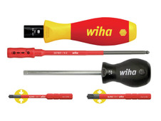 Wiha 38074 TorqueVario-S electric Screwdriver Set, 5 Piece