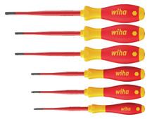 Wiha 41245 SoftFinish® electric slimFix TX/TR Screwdriver Set, 6 Piece - WHA41245 - main image