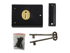 Yale Locks 60402305077 P402 Rim Lock Grey Finish 102 x 76mm Visi