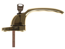 Yale Locks P-YWHLCK40N-PB PVCu Window Handle Polished Brass Finish