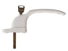 Yale Locks P-YWHLCK40N-WH PVCu Window Handle White Finish