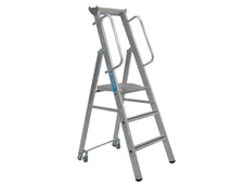 Zarges 341632 Mobile Mastersteps, Platform Height 0.78m 3 Rungs