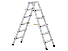 Zarges 41268 Anodised Double-Sided Steps, Open 1.91m 2 x 8 Rungs
