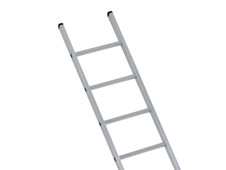 Zarges 41550 Industrial Single Aluminium Ladder with Stabiliser Bar 3.05m 10 Rungs