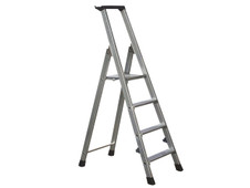 Zarges 42454 Trade Platform Steps, Platform Height 0.83m 4 Rungs
