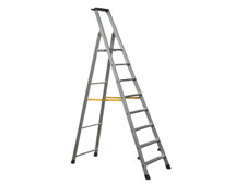 Zarges 42460 Trade Platform Steps, Platform Height 2.13m 10 Rungs