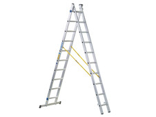 Zarges 44872 D-Rung Combination Ladder 2-Part 2 x 12 Rungs