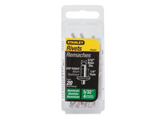 Stanley 1-PAA54T 1-PAA54 Aluminium Rivets Medium 4 x 7mm Pack of 20