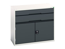 Bott 16925237.19 Verso 2 Drawer + Cupboard 900 x 1050mm Anthracite Grey