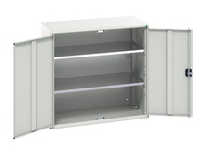 Bott 16926259.16 Verso 2 Shelf Cupboard 1050mm Light Grey