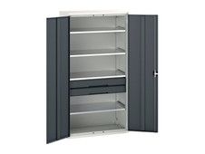 Bott 16926574.19 Verso Kitted Cupboard 4 Shelf + 2 Drawer 1050 x 2000mm Anthracite Grey