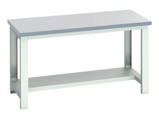 Bott 41003653.16V Cubio Bench with Half Shelf, Laminate Top 1500 x 750mm