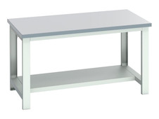 Bott 41004173.16V Cubio Bench with Half Shelf, Laminate Top 1500 x 900mm