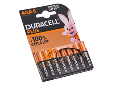 Duracell S30952 Plus Power AAA Alkaline Batteries Promo Pack 8