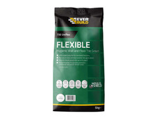 Everbuild Sika 486468 730 Uniflex Hygienic Tile Grout White 5kg