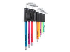 Faithfull FAIHKS9CS Multicoloured Star Key Set, 9 Piece