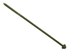 ForgeFix 20TF200 Timber Fixing Screws Green Treated 6.3 x 200mm Bag 20