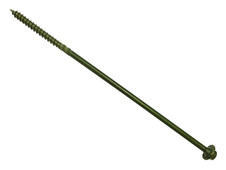 ForgeFix 20TF250 Timber Fixing Screws Green Treated 6.3 x 250mm Bag 20