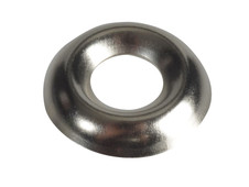 ForgeFix FPSCW10N Screw Cup Washer Nickle Plated No.10 ForgePack 20