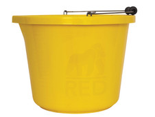 Red Gorilla PRM/Y Premium Bucket 14 litre (3 gallon) - Yellow