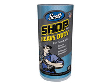 Kimberley Clarke 32992 SCOTT® Blue Heavy-Duty Shop Cloth Roll