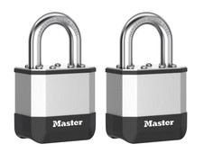 Master Lock PK1EURT Elite™ Laminated 45mm Padlock - 25mm Shackle (Pack of 2)