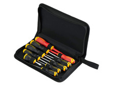 STANLEY® Hand Tools STHT60035-9 Mixed Screwdriver Set in Wallet, 10 Piece