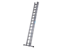 Zarges 4031426 Everest Square-Rung Extension Ladder 3-Part 3 x 14