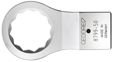 Gedore 1565583 8799-80 Slip-on ring spanner 28 Z, 80 mm