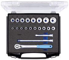 Gedore 2836084 1101-19 Socket set 1/2", in i-BOXX 72