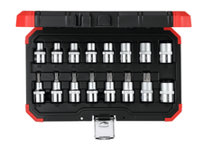 Gedore 3300009 R68003016 Socket set 1/2" TX E10-24T30-70 16 pieces
