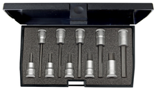 Gedore 1509918 IN 30 LKM Screwdriver set 3/8" 10 pieces hexagon socket 4-10mm